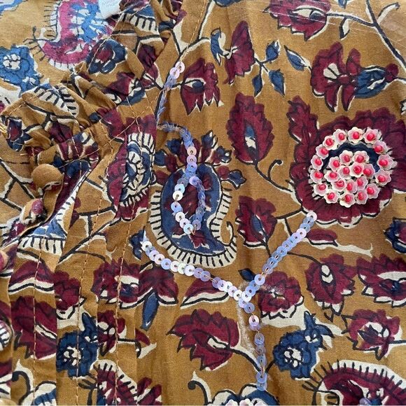 Soft Surroundings Embellished Paisley Blouse - Size Small - Picture 4 of 5